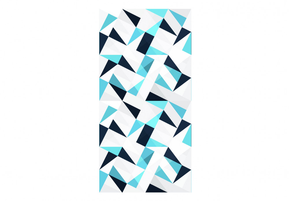 Triangular Mosaic (Blue)