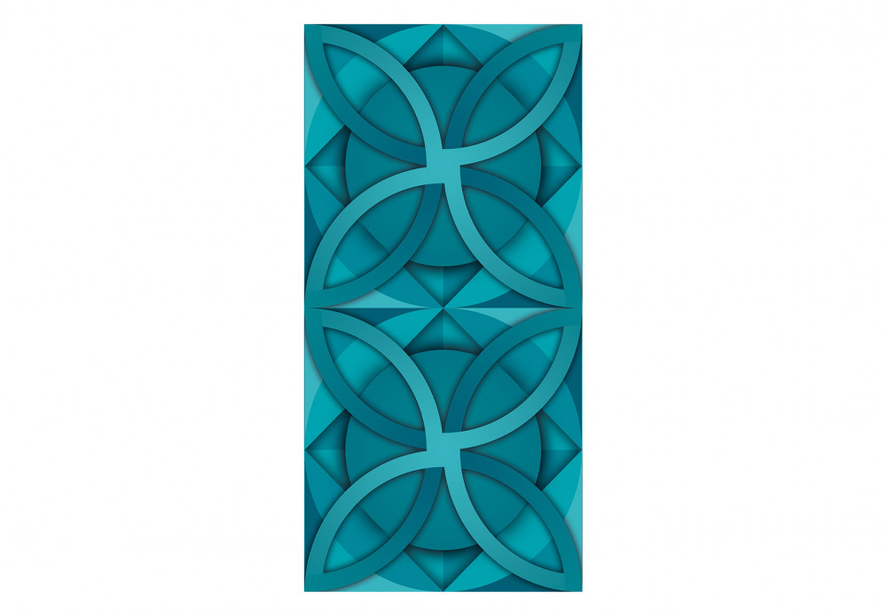 Geometric Turquoise