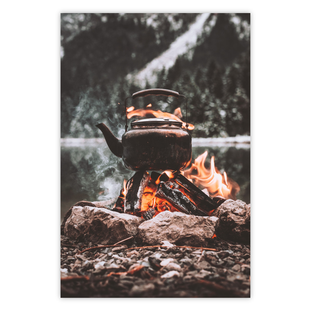 fire place poster