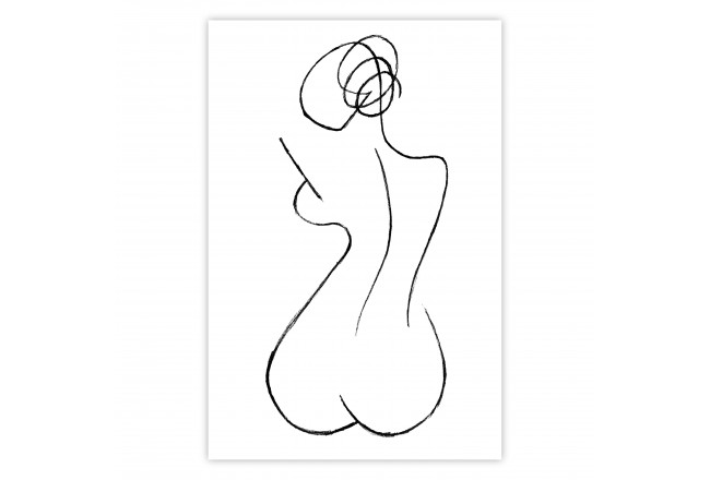 poster sketch woman